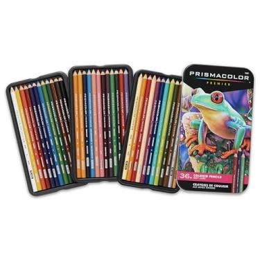 Imagem de Prismacolor 92885T Lápis de cor Premier, núcleo macio, pacote com 36