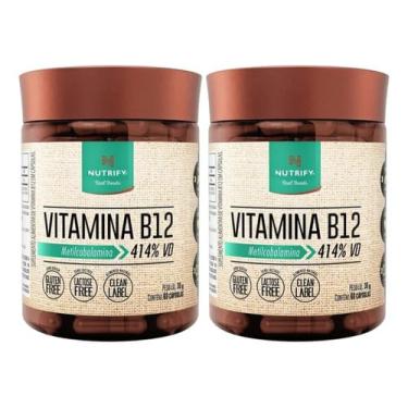 Imagem de Kit 2 Unidades Metilcobalamina B12, 60 Cápsulas