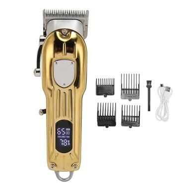 Imagem de Aparador Elétrico de Cabelo, Aparador de Cortador de Cabelo Recarregável, Aparelho de Cortador de Cabelo Elétrico de Aço Inoxidável para Homens para Homens Meninos
