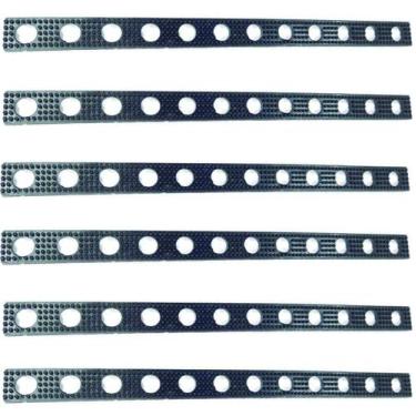 Imagem de 06 Amortecedor Calcador Chuteirinha 12 Furos Maquina Bordar - DMP