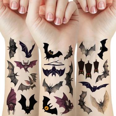Imagem de skedimu Tatuagens Temporárias De Morcego, 60 Halloween Para Crianças, Maquiagem Fantasias, Artigos Festas Aniversário, Decorações, Lembrancinhas E Prêmios, Presentes Meninos Meninas
