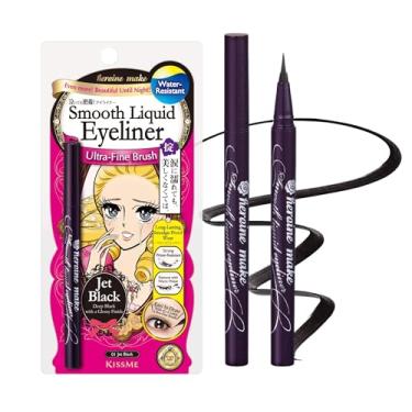 Imagem de Heroine Make Delineador Líquido À Prova D'Água By Kissme, Maquiagem Japonesa Para Os Olhos Sem Borrões, Super Keep 01 Jet Black