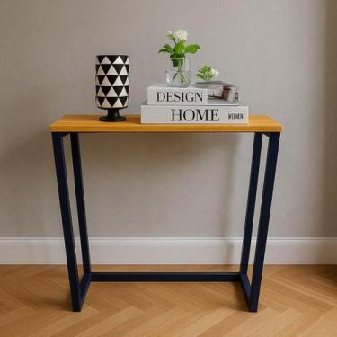 Imagem de Mesa Aparador Sala Buffet Estilo Industrial Decoração Apartamento Casa