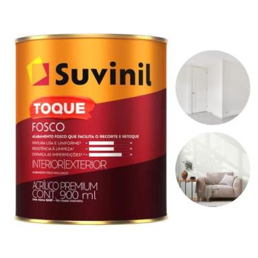 Imagem de Tinta Latex Branco Toque Fosco Premium Neve 900ml Suvinil
