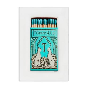 Imagem de Stupell Industries Blue Glam Brand Matches Canvas Wall Art Design por Amanda Greenwood, 61 x 91 cm