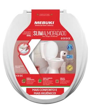 Imagem de Assento Sanitario Tampa Almofadada Oval Vaso Carina Ideal Standart 1.6gpf 6.0lpf (Branco)