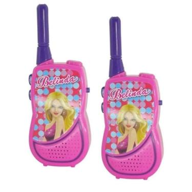 Imagem de Walkie Talkie Com Lanterna - Dm Toys - Rosa