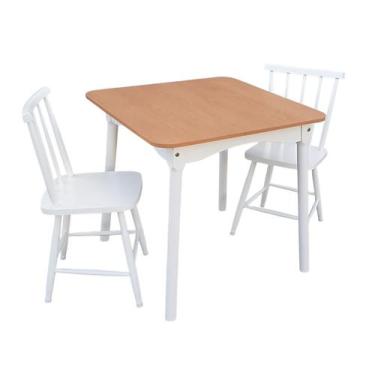 Imagem de Jogo de Jantar Colonial Brisa Mesa 80X80 cm 02 Cadeiras Top ( QUADRADA