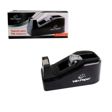 Imagem de Suporte Preto Para Fita Adesiva Durex De 10mm Pequeno