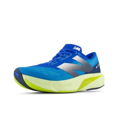 Imagem de New Balance Fuelcell Rebel V4 Tênis de corrida masculino, Azul especiaria/verde-claro/azul oásis, 45