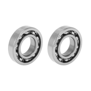 Imagem de ACROPIX Rolamentos de esferas de ranhura profunda 16003 P0 17 x 35 x 8 mm Rolamentos lubrificados tipo aberto scooter tom prata skate roda 2 peças