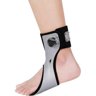 Imagem de Órtese De Pé Caído, Suporte De Tala De órtese De Tornozelo Afo Ajustável, órtese De Pé Caído, Para Pé Caído Fascite Plantar Tendinite De Aquilesinjury Recover, Left, M