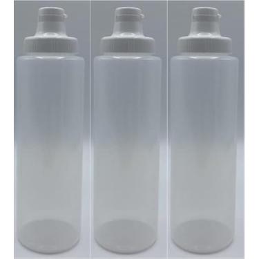 Imagem de Therapist's Choice® Frascos dissipadores recarregáveis de gel de ultrassom vazio de 250 ml, 3 peças