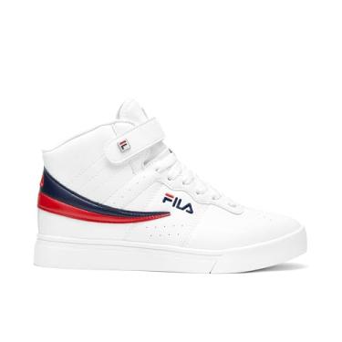 Imagem de Fila Tênis feminino Vulc 13 Fashion, 5 cm 00101 Branco/Fila Azul-marinho/Vermelho Fila, 39