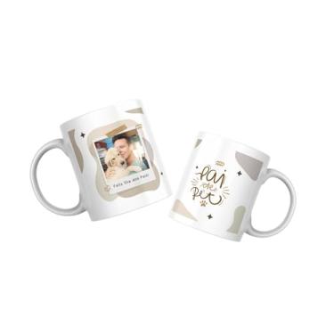Imagem de Caneca personalizada PAI DE PET com foto e embalada
