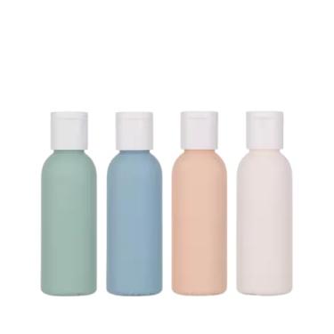 Imagem de Kit Viagem com 4 Frascos em Silicone para Shampoo, Condicionador, Creme e Sabonete Líquido, com Capacidade de 60ml - Premium
