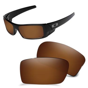 Imagem de AOZAN Lentes de reposição ANSI Z87.1 para óculos de sol Oakley Gascan OO9014, Marrom sépia, Gascan