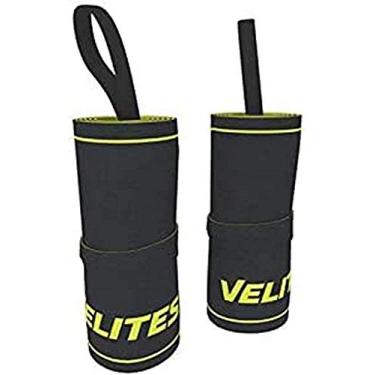 Imagem de Velites Envoltórios de pulso para crosstraining, academia ou esportes de alta intensidade | 2 camadas de tecidos ajustáveis para pulso para atletas | Bandagem de pulso central (verde)