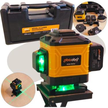 Imagem de Nível De Laser Profissional 12 Linhas 30m Com Tripé E Maleta - Oba Oba