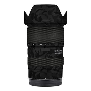 Imagem de Adesivo antiarranhões para lente de câmera para Tamron 28-75 mm F2.8 G2 adequado para Nikon Mount Coat Vinil Película Protetora Decalques 28-75 F 2,8 G 2 (Shadow Camo Preto)