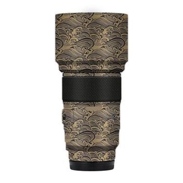 Imagem de Adesivo de lente de câmera para Tamron 90 mm F2.8 adequado para Sony Mount Macro Coat Wraps filme protetor vinil decalque skin 90 2.8 (ouro onda)