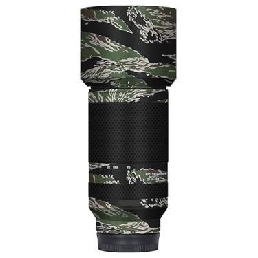 Imagem de Skin Lens Camera Skin Wrap Vinil Adesivo Acessórios para Tamron 70-300mm F4.5-6.3 apto para Sony Mount 70 300 (Tiger Stripe Camo)