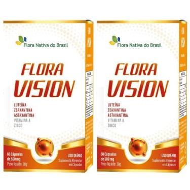 Imagem de KIT 2X Floran Vision (Luteína, Astaxantina, Zeaxantina e Vitaminas) 60