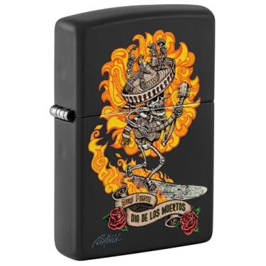 Imagem de Zippo Rick Rietveld Isqueiro de bolso preto fosco