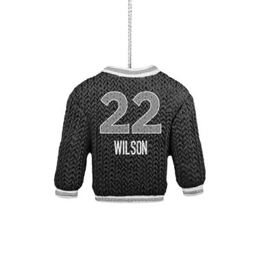 Imagem de FOCO - Enfeites de suéter de Natal (Las Vegas Aces, A'ja Wilson)