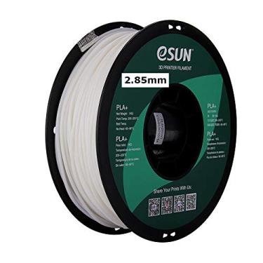 Imagem de eSUN Carretel de filamento de impressora 3D PLA PRO (PLA+) branco quente de 3 mm (1 kg), diâmetro real de 2,85 mm +/- 0,05 mm, branco quente