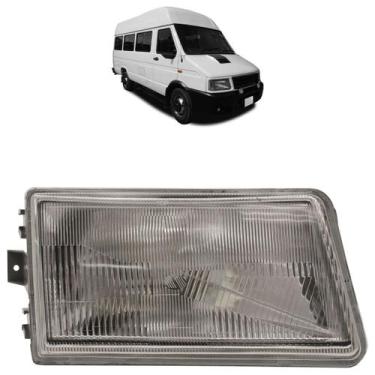 Imagem de Farol Dianteiro Iveco Daily 1997 A 2007 Máscara Cromada - Automotive I