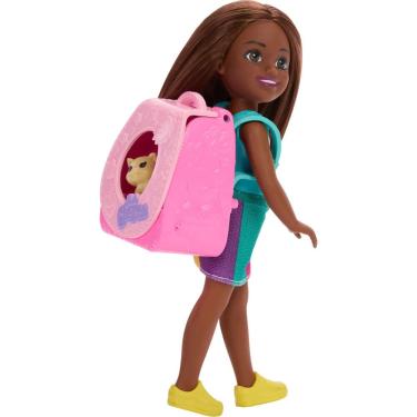Imagem de Mochila Playtime Kitty Boneca Barbie Chelsea com acessórios