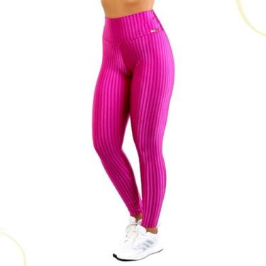 Imagem de Calça 3d Legging Academia Fitness Feminina Cirrê  - C&M Fitness, Calça