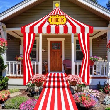 Imagem de Decorações de festa de entrada de carnaval Fanfanwin Circus Tent