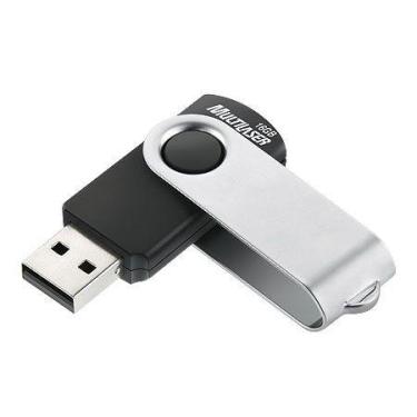 Imagem de Pen Drive 16gb Twist2 Preto/prata Pd588 - MULTILASER