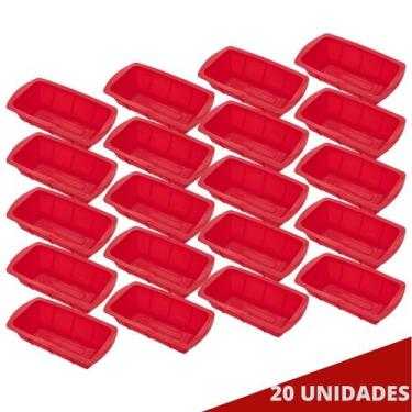 Imagem de Jogo 20 Assadeiras Silicone para Pães Antiaderente Sortida - QUALITY H