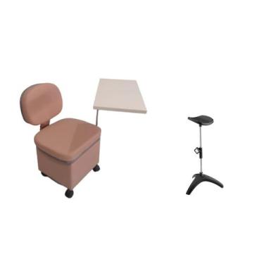 Imagem de Kit Manicure Cirandinha + Suporte De Perna ( Tripé) - Bueno Cadeiras