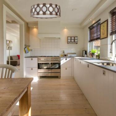 Imagem de Plafon Diamante Ripado de Madeira 50 cm com 5 Bocais E27 Cor Imbuia Lu