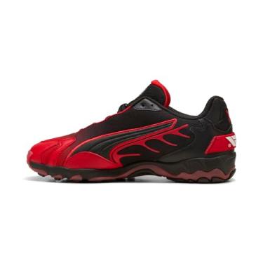 Imagem de PUMA Tênis masculino F1 Inhale, Preto/vermelho pop, 42