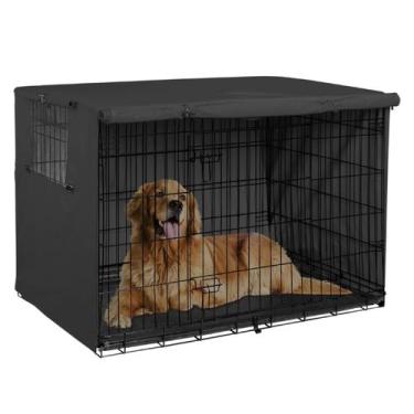 Imagem de Capa de gaiola para cães Explore Land for Wire Crate de 42 polegadas p