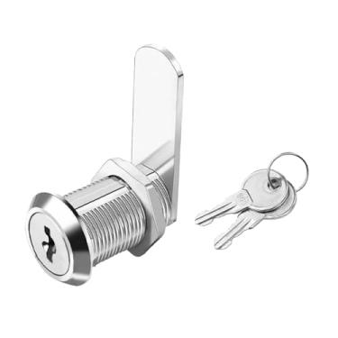 Imagem de Generic Fechadura de came para armário, substitui arquivos, gavetas de móveis, fechadura de came com cilindro com chave para máquinas de venda automática de, Style C