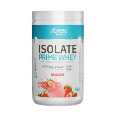 Imagem de Isolate Prime Whey Pote 900g Sabor Morango Bodyaction