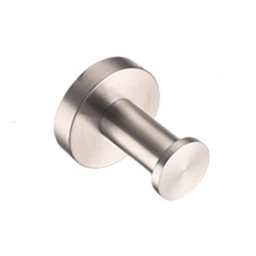 Imagem de Suporte para toalhas de dupla finalidade em aço inoxidável 304 com níquel escovado, suporte para papel higiênico, suporte para copos de parede, acessórios para banheiro, gancho para roupão