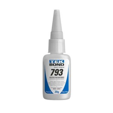 Imagem de Adesivo Instantâneo 793 Tekbond 20g - Adere Diversos Materiais - Setor Moveleiro E Indu...