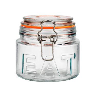 Imagem de Pote Hermético de Vidro EAT 600mL 1 peça - Casambiente
