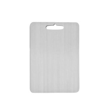 Imagem de Tabua de Carne Corte Cozinha Profissional Aço Inox 29x20cm - CASACHA