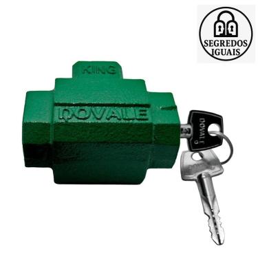 Imagem de Fechadura Cadeado De Solo Para Porta Enrolar Segredos Iguais