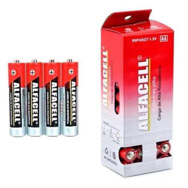 Imagem de Pilha AA Pequena 40 Unidades 2A Caixa 1.5V R6P/4SGT