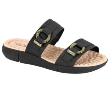 Imagem de Chinelo Tamanco Modare Casual Ortopédico 7142.142, Preto, 35