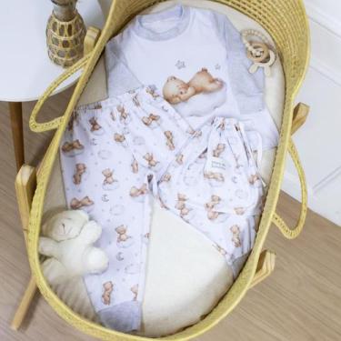 Imagem de Pijama Bebê em Cotton Macio Confortável e Divertido para Noites de Son